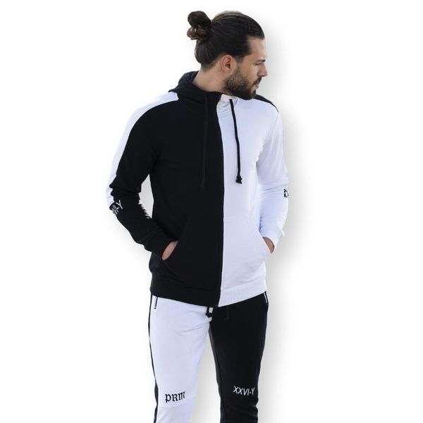 men's tracksuits oversize 100% cotton men double colored tracksuit black white elastic hem style good wholesale offer trend 2021, Gray
men's tracksuits oversize 100% cotton men double colored tracksuit black white elastic hem style good wholesale offer trend 2021, Gray