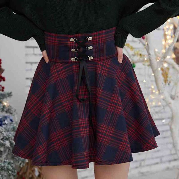 retro punk plaid print lace women skirt a line slim fork opening stylish strap zipper short clothes 40, Black
retro punk plaid print lace women skirt a line slim fork opening stylish strap zipper short clothes 40, Black