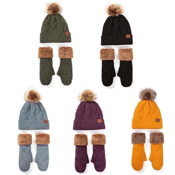 beanie/skull caps 2pcs women winter faux fleece lined warm cable knit pompom beanie hat gloves set h7ef, Blue;gray
beanie/skull caps 2pcs women winter faux fleece lined warm cable knit pompom beanie hat gloves set h7ef, Blue;gray