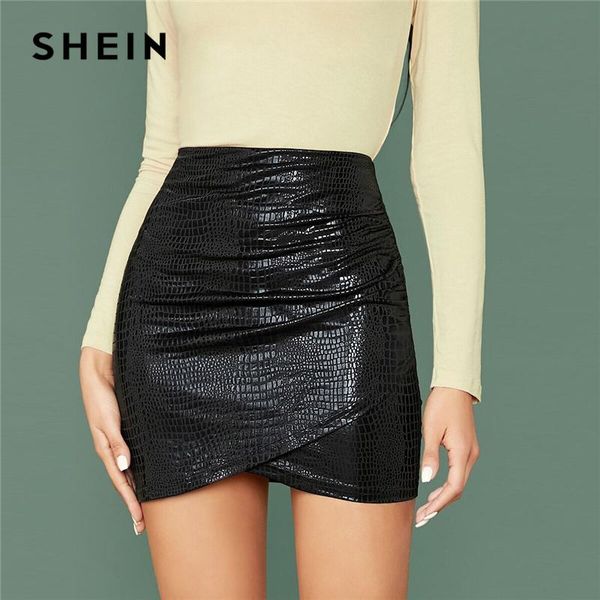 skirts shein black crocodile embossed ruched wrap glamorous bodycon skirt women spring high waist night out lady party mini
skirts shein black crocodile embossed ruched wrap glamorous bodycon skirt women spring high waist night out lady party mini