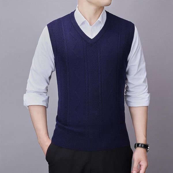 men's vests sweater winter elderly wool vest jacquard heart-neck knitted mens fashion men clothing, Black;white
men's vests sweater winter elderly wool vest jacquard heart-neck knitted mens fashion men clothing, Black;white