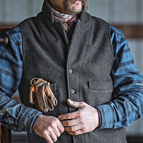 men's vests men clothing 2021 european american autumn winter waistcoat british style slim fashion warmer, Black;white
men's vests men clothing 2021 european american autumn winter waistcoat british style slim fashion warmer, Black;white