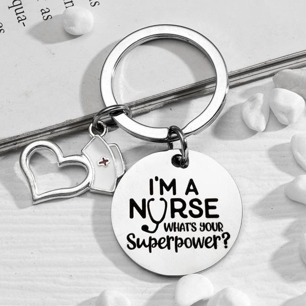 keychains i'm a what's your superpower key chain stainless steel gifts pendant keychain, Silver
keychains i'm a what's your superpower key chain stainless steel gifts pendant keychain, Silver