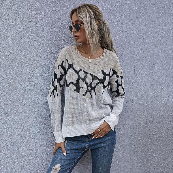 women's sweaters sweater loose striped long sleeve design crew neck bottom pullover thin 2021 fall qn*, White;black
women's sweaters sweater loose striped long sleeve design crew neck bottom pullover thin 2021 fall qn*, White;black