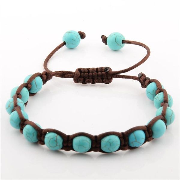 charm bracelets 8mm jewelry beads gift blue turquoise woven bracelet wrist chain bangle, Golden;silver 
charm bracelets 8mm jewelry beads gift blue turquoise woven bracelet wrist chain bangle, Golden;silver