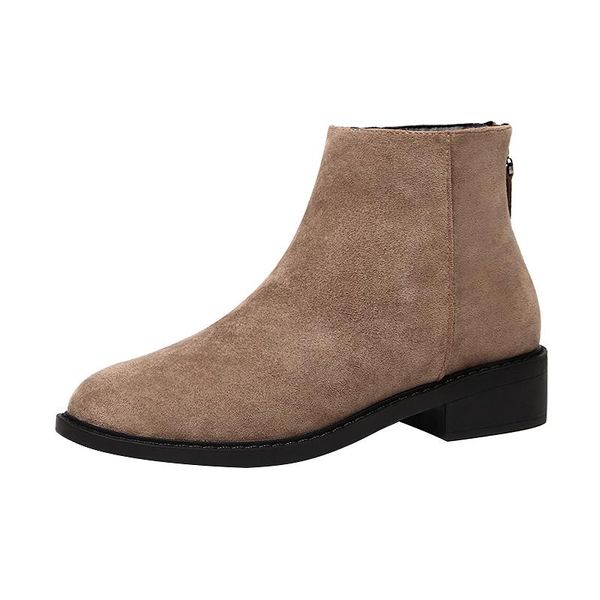 boots winter leather low heel female flat chunky-heel platform frosted spring and autumn fur, Black
boots winter leather low heel female flat chunky-heel platform frosted spring and autumn fur, Black