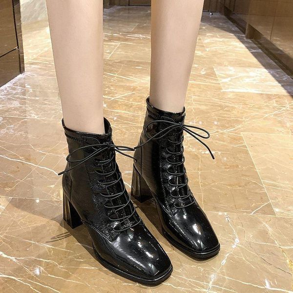boots women's shoes black fashion square toe women high heels ladies punk motorcycle
boots women's shoes black fashion square toe women high heels ladies punk motorcycle