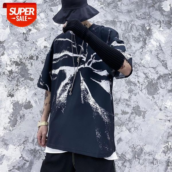 2020 summer men's short-sleeved t-shirt round neck fashion casual street hip-hop cotton t-shirt printing trend men's #gh0m, White;black
2020 summer men's short-sleeved t-shirt round neck fashion casual street hip-hop cotton t-shirt printing trend men's #gh0m, White;black