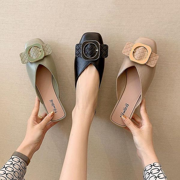 mules for women 2021 ladies' slippers square heel female shoes cover toe low luxury slides loafers block new summer soft, Black
mules for women 2021 ladies' slippers square heel female shoes cover toe low luxury slides loafers block new summer soft, Black
