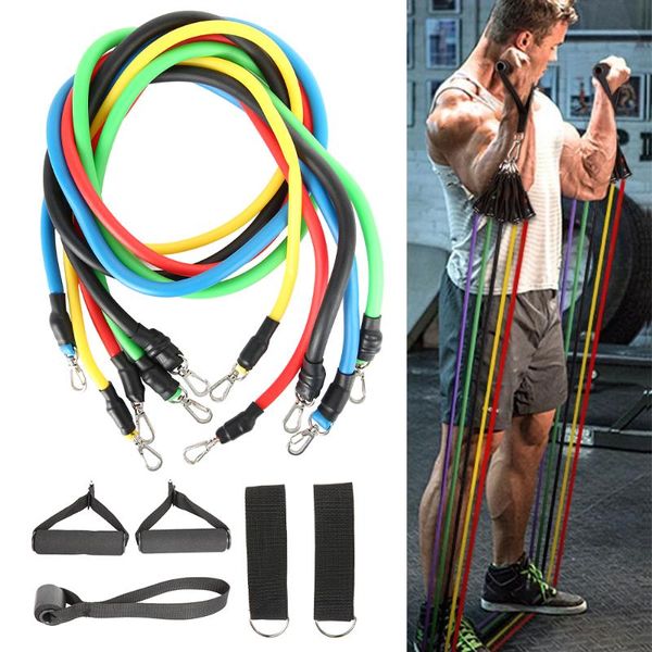11 pcs resistance bands set fitness bands resistance gym equipment exercise pull rope fitness elastic training expander
11 pcs resistance bands set fitness bands resistance gym equipment exercise pull rope fitness elastic training expander