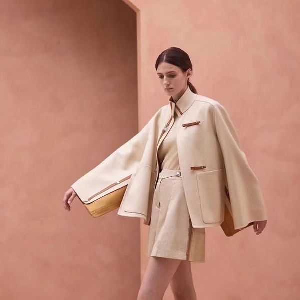 32 2021 summer lapel new long sleeve coat fashion womens clothes faluolan, Black;brown
32 2021 summer lapel new long sleeve coat fashion womens clothes faluolan, Black;brown