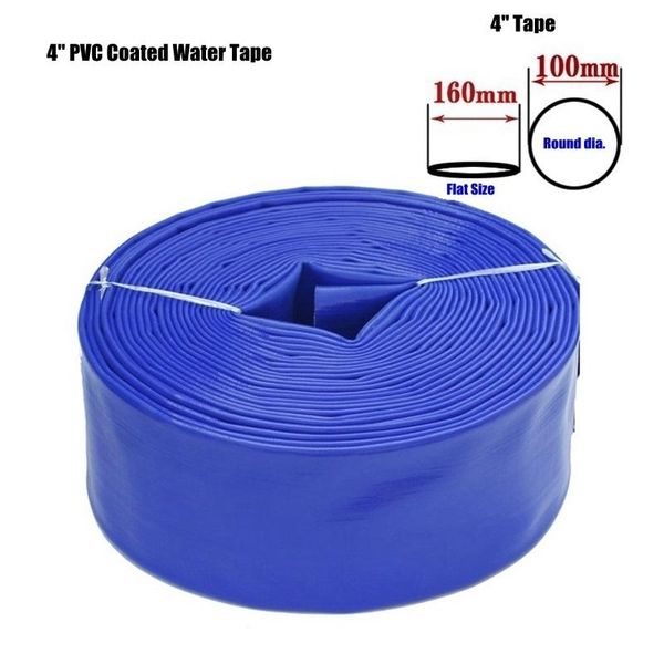 watering equipments wholesale 20m/roll 4" plastic coating water tape soft pipe high pressure resistance mine slush pumping pvc coated b 
watering equipments wholesale 20m/roll 4" plastic coating water tape soft pipe high pressure resistance mine slush pumping pvc coated b