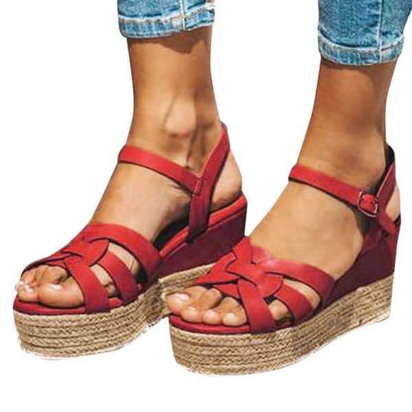 dress shoes women with platform sandals straw thick bottom ladies round toe beach flat belt buckle summer woman, Black
dress shoes women with platform sandals straw thick bottom ladies round toe beach flat belt buckle summer woman, Black