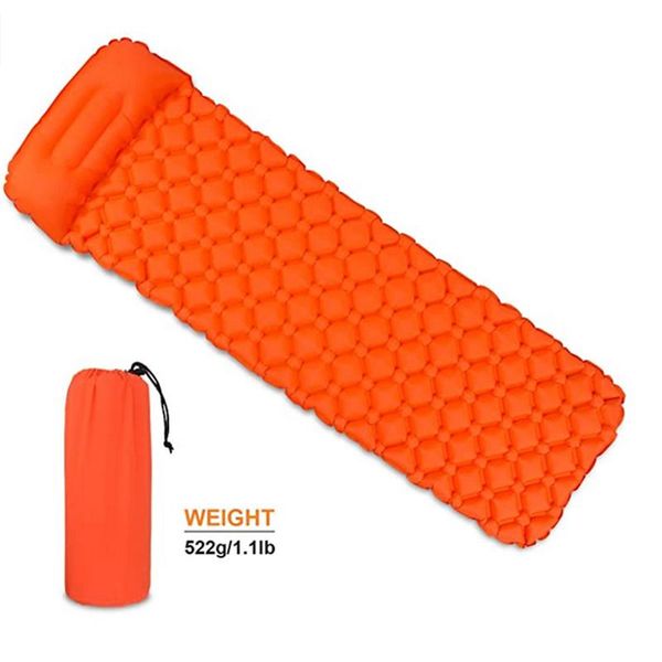 outdoor inflatable sleeping pad inflatable air cushion bed camping mat with pillow air mattress cushion for hiking trekking 
outdoor inflatable sleeping pad inflatable air cushion bed camping mat with pillow air mattress cushion for hiking trekking
