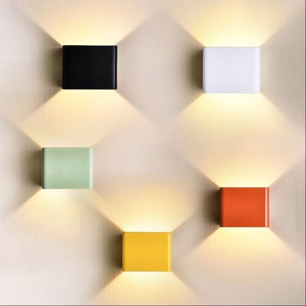 wall lamp led 10*10*8cm 5w dimmable mordern mounted lights aluminum sconce up down light bedroom ac85-265v
wall lamp led 10*10*8cm 5w dimmable mordern mounted lights aluminum sconce up down light bedroom ac85-265v