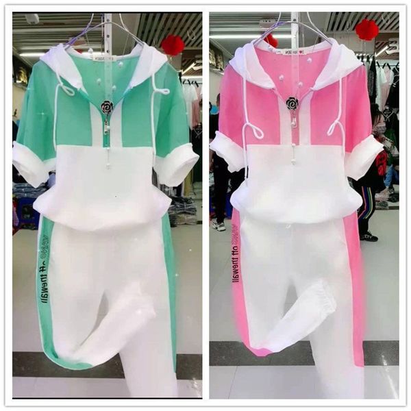 women's two piece pants 2 conjunto de duas peas femininas vero nova moda magro manga curta com capuz camisola lazer suor terno plus siz, White
women's two piece pants 2 conjunto de duas peas femininas vero nova moda magro manga curta com capuz camisola lazer suor terno plus siz, White