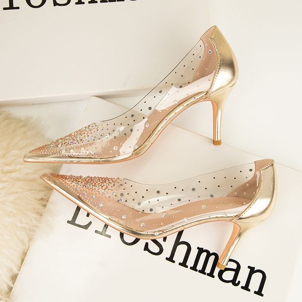 899-36 dress shoes model wedding party banquet pointed high heels stiletto transparent hollow rhinestone decoration european and american st, Black
899-36 dress shoes model wedding party banquet pointed high heels stiletto transparent hollow rhinestone decoration european and american st, Black