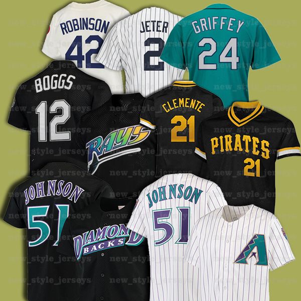 21 roberto clemente 51 randy johnson 42 jackie robinson 12 wade boggs retro men mitchell & ness baseball jersey, Blue;black
21 roberto clemente 51 randy johnson 42 jackie robinson 12 wade boggs retro men mitchell & ness baseball jersey, Blue;black