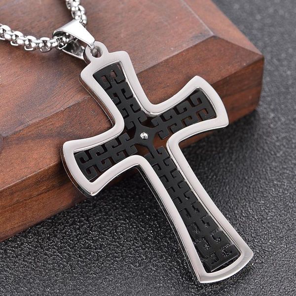 chains gothic hollow cross pendant necklace cool street style necklaces for men women gift wholesale neck jewelry, Silver
chains gothic hollow cross pendant necklace cool street style necklaces for men women gift wholesale neck jewelry, Silver