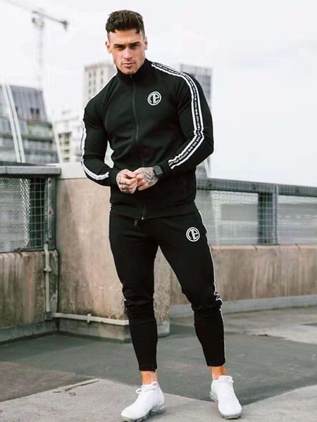 2021 new spring fashion embroidered casual tracksuit 2 pieces define men's jacket + pants with sport suit ebxd, Gray
2021 new spring fashion embroidered casual tracksuit 2 pieces define men's jacket + pants with sport suit ebxd, Gray