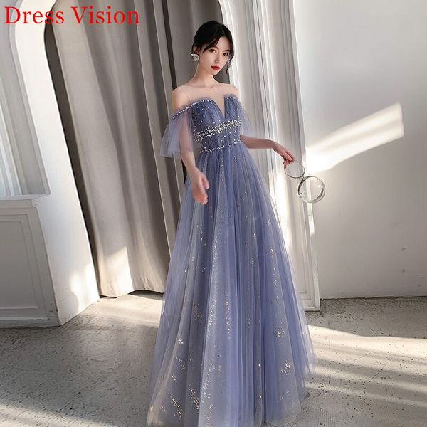 2021 evening e sheer tulle o-neck off the shoulder party gowns floor length robe de soiree xrz9, White;black
2021 evening e sheer tulle o-neck off the shoulder party gowns floor length robe de soiree xrz9, White;black