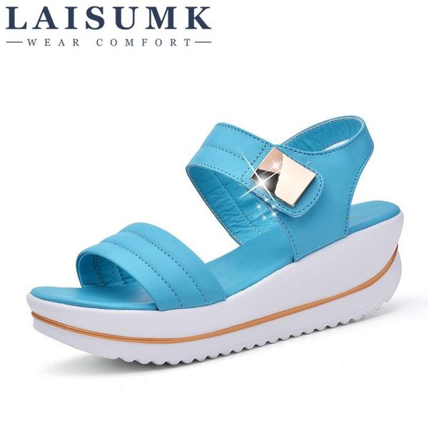 dress shoes 2021 laisumk summer women sandals fashion superior quality comfortable wedges for lady high platform, Black
dress shoes 2021 laisumk summer women sandals fashion superior quality comfortable wedges for lady high platform, Black