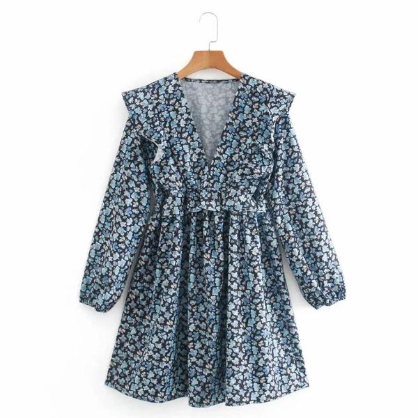 casual dresses 2021 women vintage v neck floral print pleat ruffles mini dress female long sleeve slim chic brand party vestido 8020, Black;gray
casual dresses 2021 women vintage v neck floral print pleat ruffles mini dress female long sleeve slim chic brand party vestido 8020, Black;gray