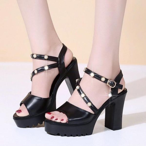 women shoes 2021 luxury nail bead platform sandals super high heels 10cm open-toed sandlias female casual gladiator sandals, Black
women shoes 2021 luxury nail bead platform sandals super high heels 10cm open-toed sandlias female casual gladiator sandals, Black