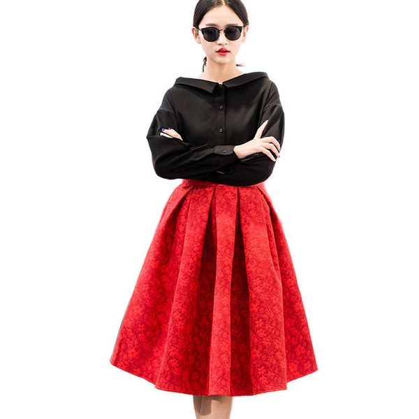 skirts plus size vintage skirt fashion 2021 spring casual pleated knee-length midi ball gown skater women's long, Black
skirts plus size vintage skirt fashion 2021 spring casual pleated knee-length midi ball gown skater women's long, Black
