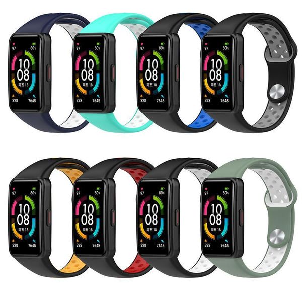 watch bands strap for huawei band 6 soft silicone bracelet replacement wrist sports accessories, Black;brown
watch bands strap for huawei band 6 soft silicone bracelet replacement wrist sports accessories, Black;brown