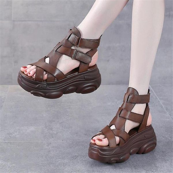 sandals platform women button canvas students female summer cool modern 7cm height increasing heel thick sole shoes, Black
sandals platform women button canvas students female summer cool modern 7cm height increasing heel thick sole shoes, Black