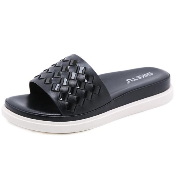 slippers summer women comfortable fashion sandals female indoor shoes non-slip thick-soled weave large size zy881, Black
slippers summer women comfortable fashion sandals female indoor shoes non-slip thick-soled weave large size zy881, Black