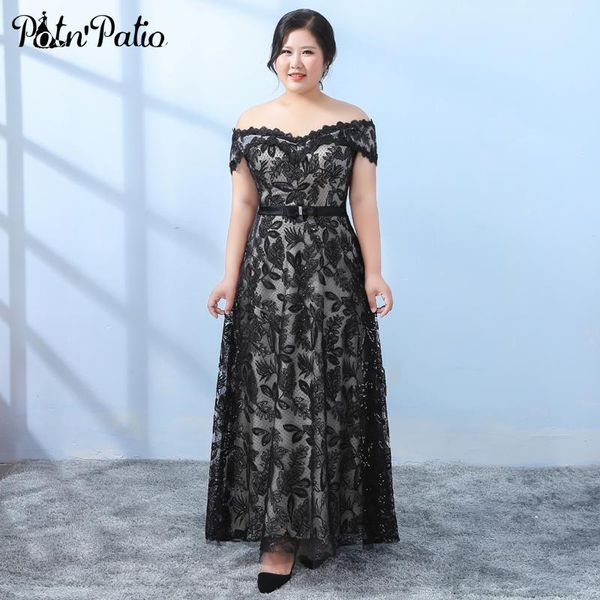 party dresses elegant boat neck long evening 2021 black and white sequined lace plus size mother of the bride, White;black
party dresses elegant boat neck long evening 2021 black and white sequined lace plus size mother of the bride, White;black