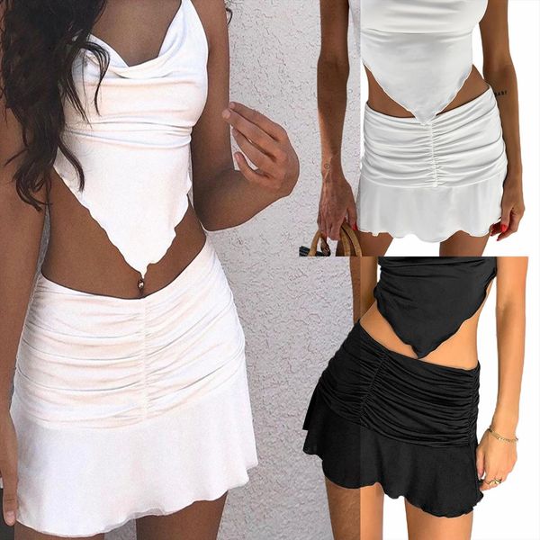 trendy y2k summer beachwear women skirt white black 90s mini accessory brandy jupe
trendy y2k summer beachwear women skirt white black 90s mini accessory brandy jupe