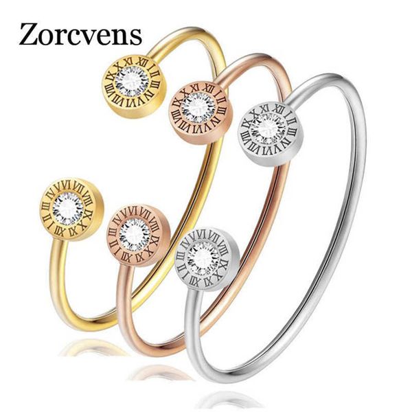 zorcvens 2020 new fashion stainless steel bracelets bangles 3 color cuff bracelets for women jewelry gift q0719, Black
zorcvens 2020 new fashion stainless steel bracelets bangles 3 color cuff bracelets for women jewelry gift q0719, Black