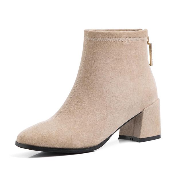 boots fashion women ankle thick heels shoes female est pointed toe ladies shoe brand 2021 boot woman zipper super high %, Black
boots fashion women ankle thick heels shoes female est pointed toe ladies shoe brand 2021 boot woman zipper super high %, Black