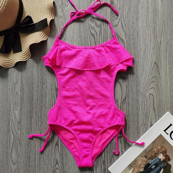 2-8 years girl swimsuit one piece children's swimwear halter toddler girls bathing suit monokini flounce swimming suit 2021
2-8 years girl swimsuit one piece children's swimwear halter toddler girls bathing suit monokini flounce swimming suit 2021