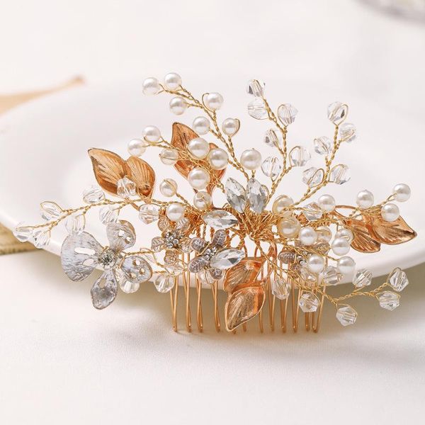 hair clips & barrettes gold leaf comb headdress fashion exquisite crystal pearl wedding jewelry accessories for women hairband, Golden;silver
hair clips & barrettes gold leaf comb headdress fashion exquisite crystal pearl wedding jewelry accessories for women hairband, Golden;silver