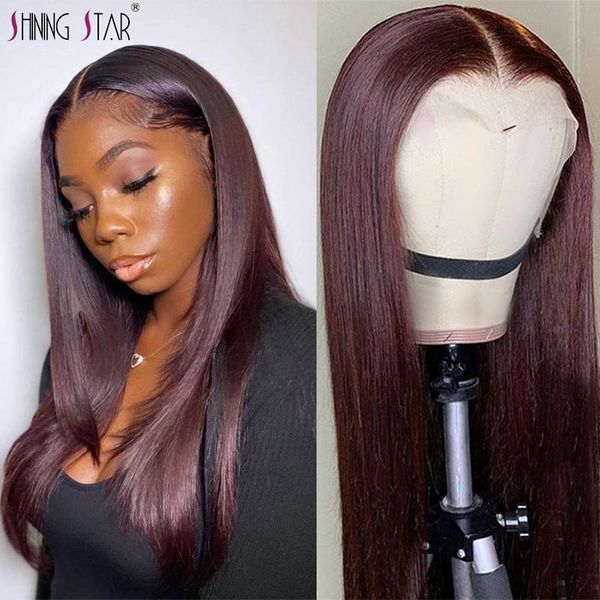 lace wigs peruvian straight hair 13x1 front pre-plucked 180% remy burgundy 99j red human for black women shining star, Black;brown
lace wigs peruvian straight hair 13x1 front pre-plucked 180% remy burgundy 99j red human for black women shining star, Black;brown