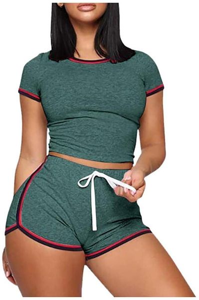 women tracksuit 2021 fashion women's summer women's split sports suit casual cotton blended suit drop shipping, Gray
women tracksuit 2021 fashion women's summer women's split sports suit casual cotton blended suit drop shipping, Gray