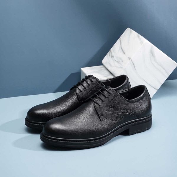 crestany men's split grain cowhide autumn winter derby shoes business fashion non slip lace up leather, Black
crestany men's split grain cowhide autumn winter derby shoes business fashion non slip lace up leather, Black