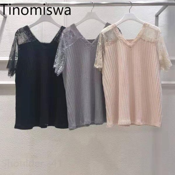 women's t-shirt tinomiswa lace patchwork t shirt women v neck short sleeve casual tshirts see through chic korean style camisetas muje, White
women's t-shirt tinomiswa lace patchwork t shirt women v neck short sleeve casual tshirts see through chic korean style camisetas muje, White