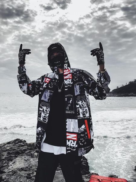 harajuku color block jacket streetwear mens hip hop windbreaker jacket printed street dance coat autumn summer clothes, Black;brown
harajuku color block jacket streetwear mens hip hop windbreaker jacket printed street dance coat autumn summer clothes, Black;brown