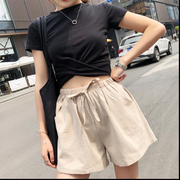 summer womens shorts women black casual sports running leisure cotton and linen shorts fashion shorts high waist pocket, White;black
summer womens shorts women black casual sports running leisure cotton and linen shorts fashion shorts high waist pocket, White;black