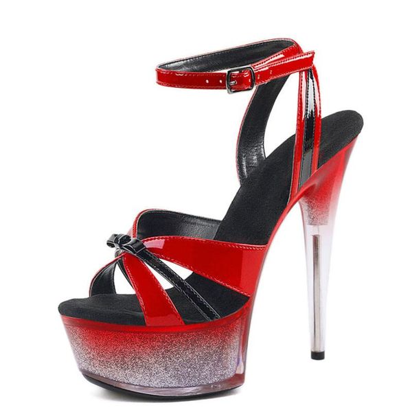 dress shoes 15cm open toe color contrast high stripper heels platform sandals pole dance fetish party women nightclub model, Black
dress shoes 15cm open toe color contrast high stripper heels platform sandals pole dance fetish party women nightclub model, Black