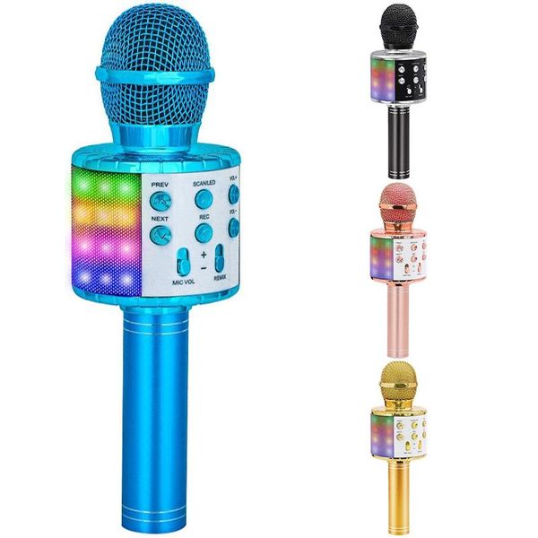ws858l wireless bluetooth karaoke microphone, portable speaker machine, handheld home ktv player with record
ws858l wireless bluetooth karaoke microphone, portable speaker machine, handheld home ktv player with record
