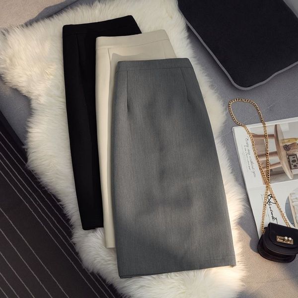 skirts spring summer straight suit skirt 2021 medium and long back split high waist a-shaped thin hip wrap skirt, Black
skirts spring summer straight suit skirt 2021 medium and long back split high waist a-shaped thin hip wrap skirt, Black