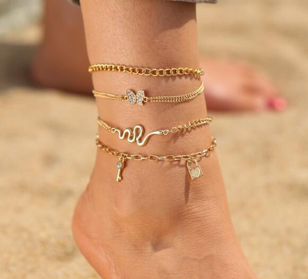 vintage anklet set fashion anklets for women 5pcs/set multilayers adjustable anklet bracelet on leg foot beach jewelry, Red;blue
vintage anklet set fashion anklets for women 5pcs/set multilayers adjustable anklet bracelet on leg foot beach jewelry, Red;blue