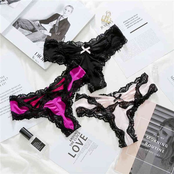underwear set lace low waist women's underwear thong comfortable cotton crotch, Black;white
underwear set lace low waist women's underwear thong comfortable cotton crotch, Black;white