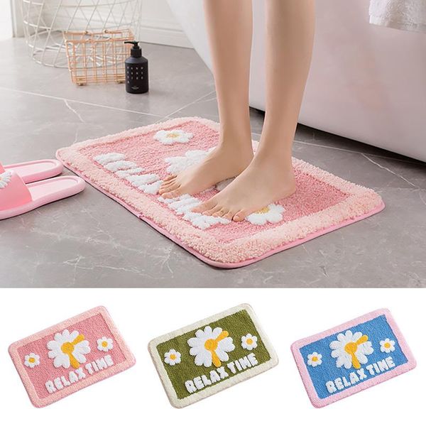 bath mats bathroom door mat rectangular daisy flower pattern living room bedroom kitchen bedside non-slip absorbent soft carpets
bath mats bathroom door mat rectangular daisy flower pattern living room bedroom kitchen bedside non-slip absorbent soft carpets